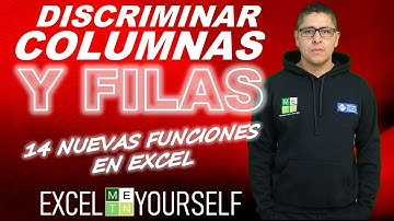 14 NUEVAS FUNCIONES de EXCEL | ELIGE las FILAS y COLUMNAS que quieres ver de UNA TABLA 😲  | Parte 6
