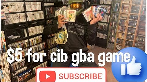 MY BEST VIDEO GAME FINDS OF THE 2020 SEASON GBA CIB GAMES FOUND