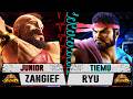 Junior (Zangief) vs Tiemu (Ryu) - Street Fighter 6
