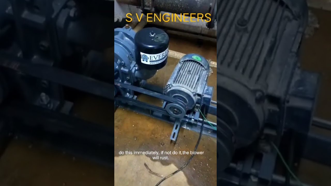 if rotate reversal air blowers , or  if water return by gravity to air blowers, what do you need do