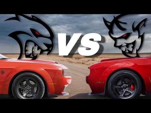 What Is The Difference Between A Dodge Challenger And A Hellcat