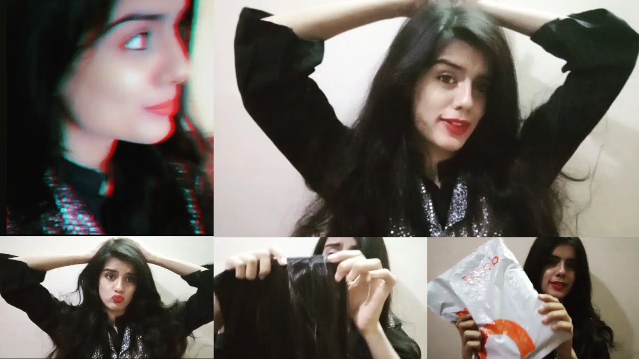 How to use hair extensions daraz hair extension review YouTube