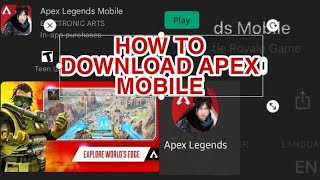 How To Download Apex Mobile Now!!!|Andriod/ iOS screenshot 5