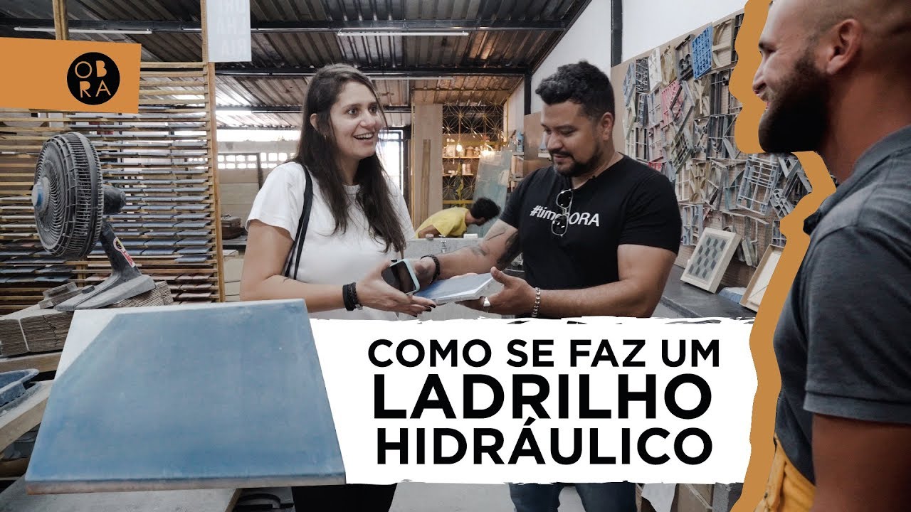 COMO SE FAZ UM LADRILHO HIDRÁULICO