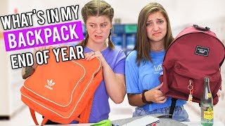What’s in My Backpack?? (End of School Year 2019)