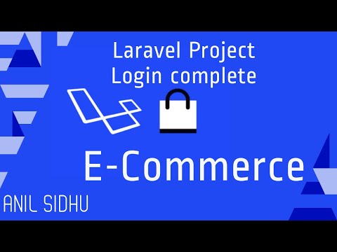 Laravel E-commerce Project #5 Login with session complete