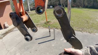 New Pin, Shims, and Bushings on Quick Connect/Thumb on Kubota KX080-3