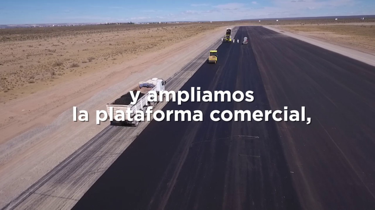Construimos una nueva pista en el Aeropuerto de Trelew para potenciar el turismo. ministerio de transporte peru papeletas