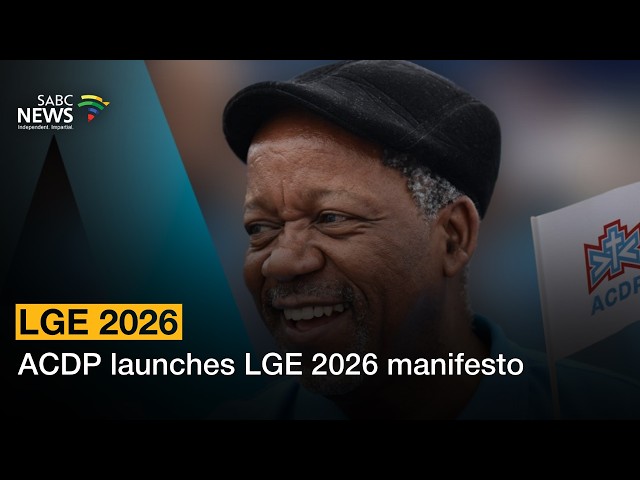 ACDP launches LGE 2026 manifesto