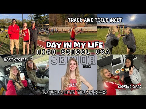 High School USA🇺🇸 Track and Field Wettkampf🏃‍♀️ Exchange year 24/25