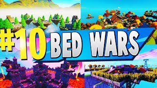 TOP 10 BEST BED WARS Creative Maps In Fortnite | Fortnite Bedwars Map CODES