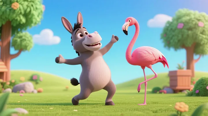 Donkey Dance with Flamingo | Fun Kids Songs & Nursery Rhymes