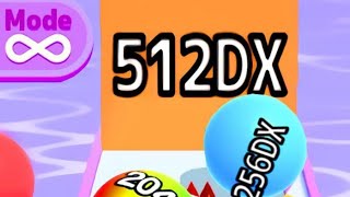 Ball Run 2048 - لعبة Max Level - طريقة اللعب من  - تطبيق لعبة الهاتف المحمول All Level 127 - 129 screenshot 3