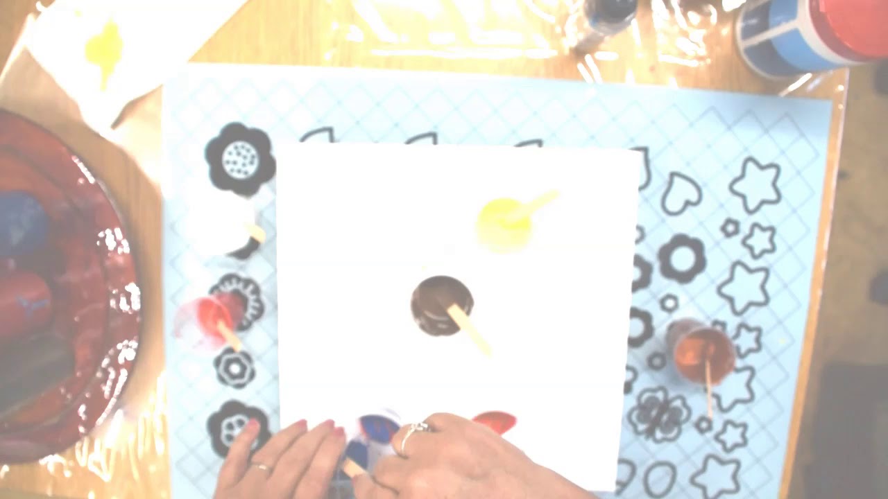 Acrylic Pouring - Making of a Planet