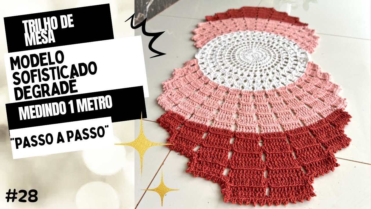 Trilho de Mesa SOFISTICADO | tamanho de 1 metro | PASSO A PASSO.