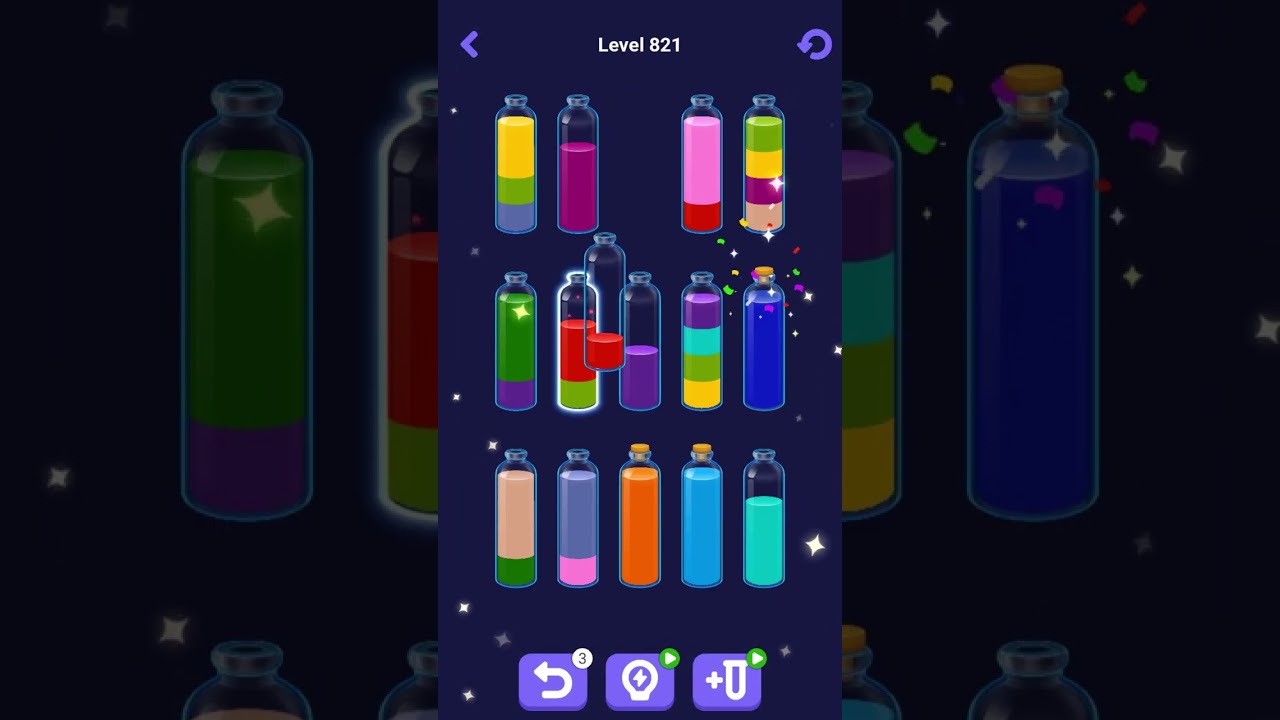 Water Sort Puzzle Креативные Стратегии – Уровни 818–825 Без комментариев 