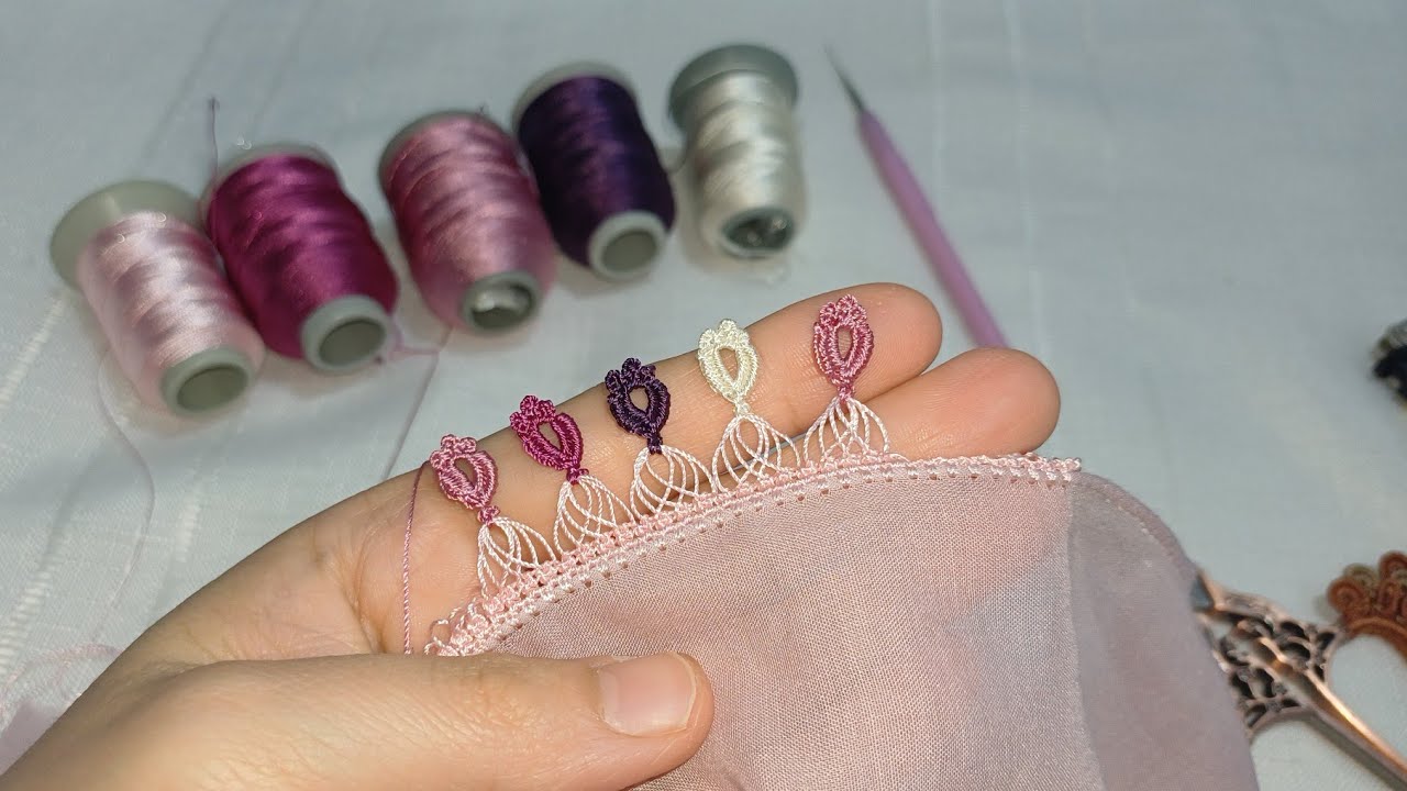 176/GÖSTERİŞLİ ÇEYİZLİK TIĞ OYASI 💜 HEMDE ÇOK BASİT 😍