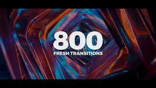 800 Fresh Transitions After Effects | AE Templates