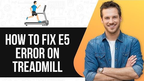 How To Fix E5 Error on Treadmill - 2025 |  Troubleshooting Guide