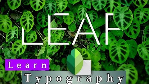 Typography Tutorial 2020|Snapseed|Text Behind the object.