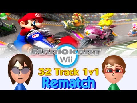 Mario Kart Wii - 32 Track 1v1 vs Sword0fSeals (Stream) - ...