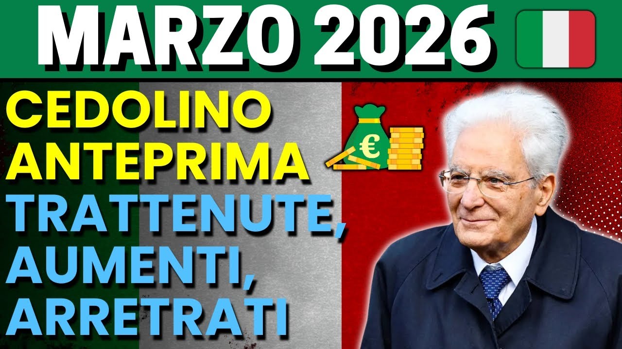 Cedolino INPS Marzo 2026: Buone e Cattive Notizie per i Pensionati