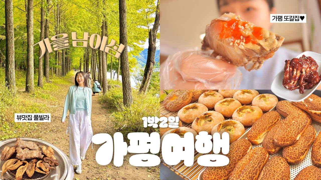 𝐕𝐥𝐨𝐠 1000일 기념 가평여행 브이로그🌧️💗ㅣ숨은 가평 맛집, 풀빌라 추천, 남이섬 데이트, 서울 근교 여행