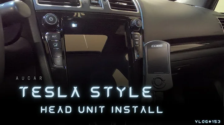How To Install A New Aucar Tesla Style Head Unit In Your 2020 Wrx