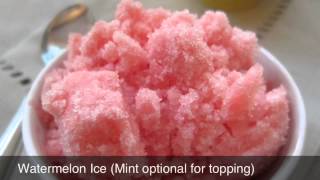 Pixie Hollow: Watermelon Ice and Berry Salad Recipe's