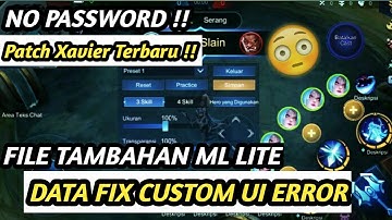 Data Tambahan Fix Custom Ui Error / Bug | No Password