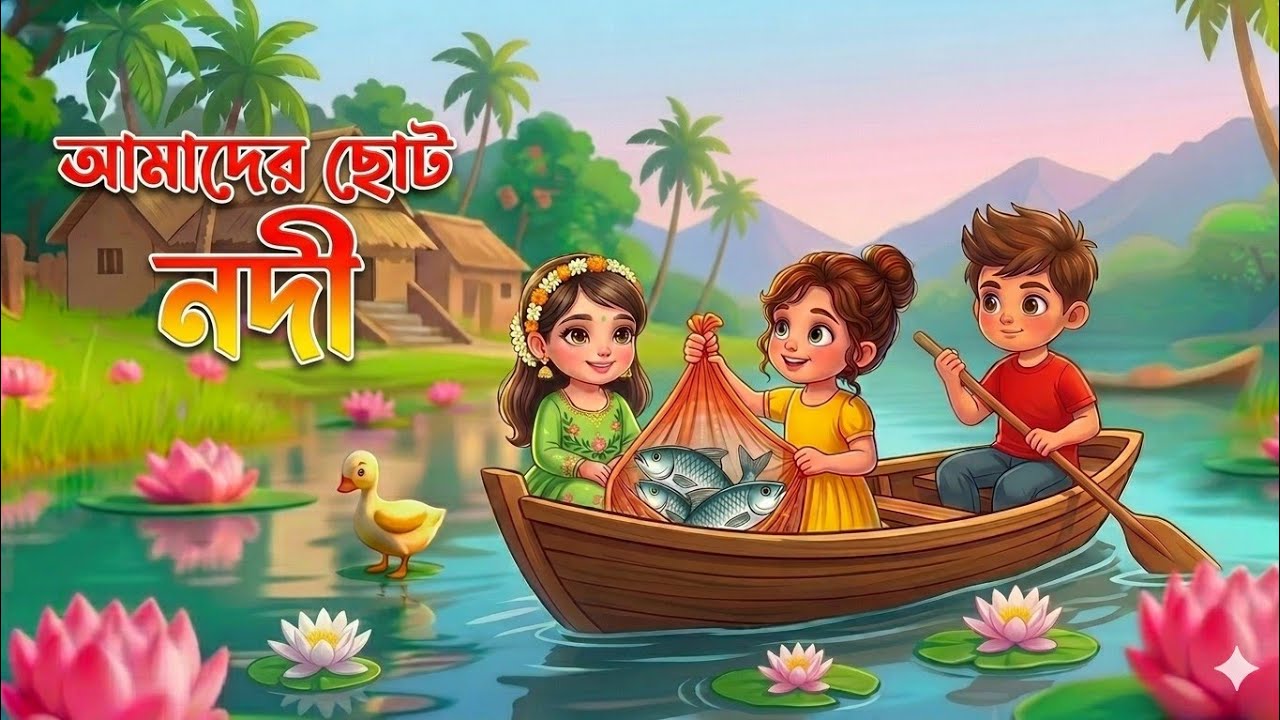 আমাদের ছোট নদী Amader Soto Nodi.Bangali Ryhems for kids The Secret Meaning Behind Amader Soto Nodi