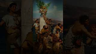 Картина  Генриха Семирадского «Фри́на на пра́зднике Посейдо́на в Элевзи́не»