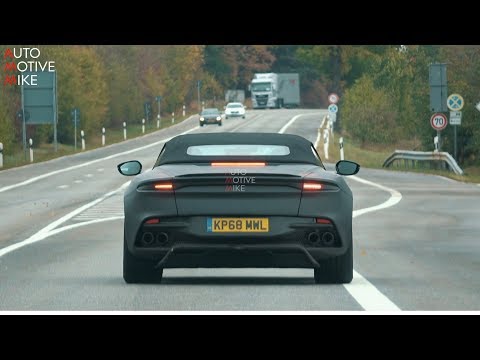 2020 ASTON MARTIN DBS SUPERLEGGERA VOLANTE SPIED TESTING AT THE NÜRBURGRING