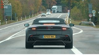 2020 ASTON MARTIN DBS SUPERLEGGERA VOLANTE SPIED TESTING AT THE NÜRBURGRING