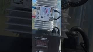 Water pump is automated. Blidge pump float switch