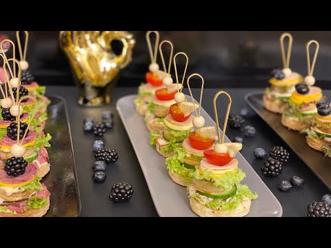 أفكار للعزايم والحفلات لتحضير أفضل وصفة كانابيه بطريقة مميزة وسهلة