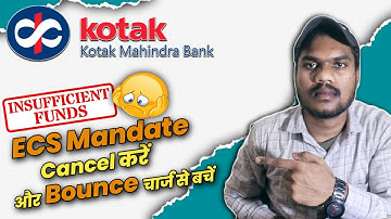 How to Cancel Kotak Bank ECS Mandate Online in Hindi | How to Cancel Kotak Bank ECS Mandate Onlin...