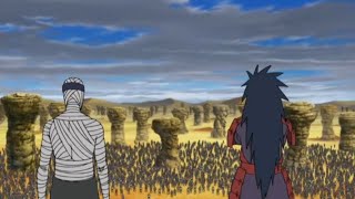 Madara VS Aliança shinobi - Madara mostra o poder de um deus