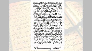 سورة النبأ  قراءة مغربية رائعة للشيخ عبد الرحمن بن موسى - المصحف الحسني المسبع -