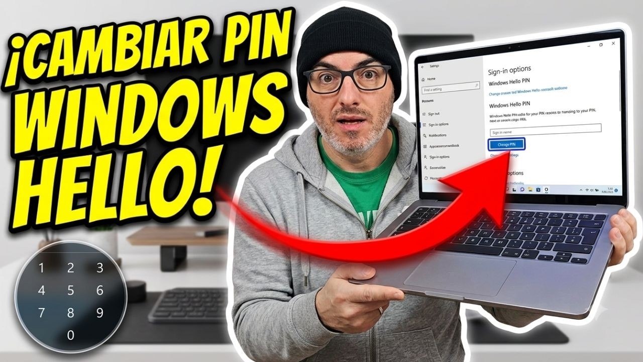 🚀 ¡TRUCO! Cómo CAMBIAR el PIN de Windows Hello en Windows 11 (Fácil y Rápido)