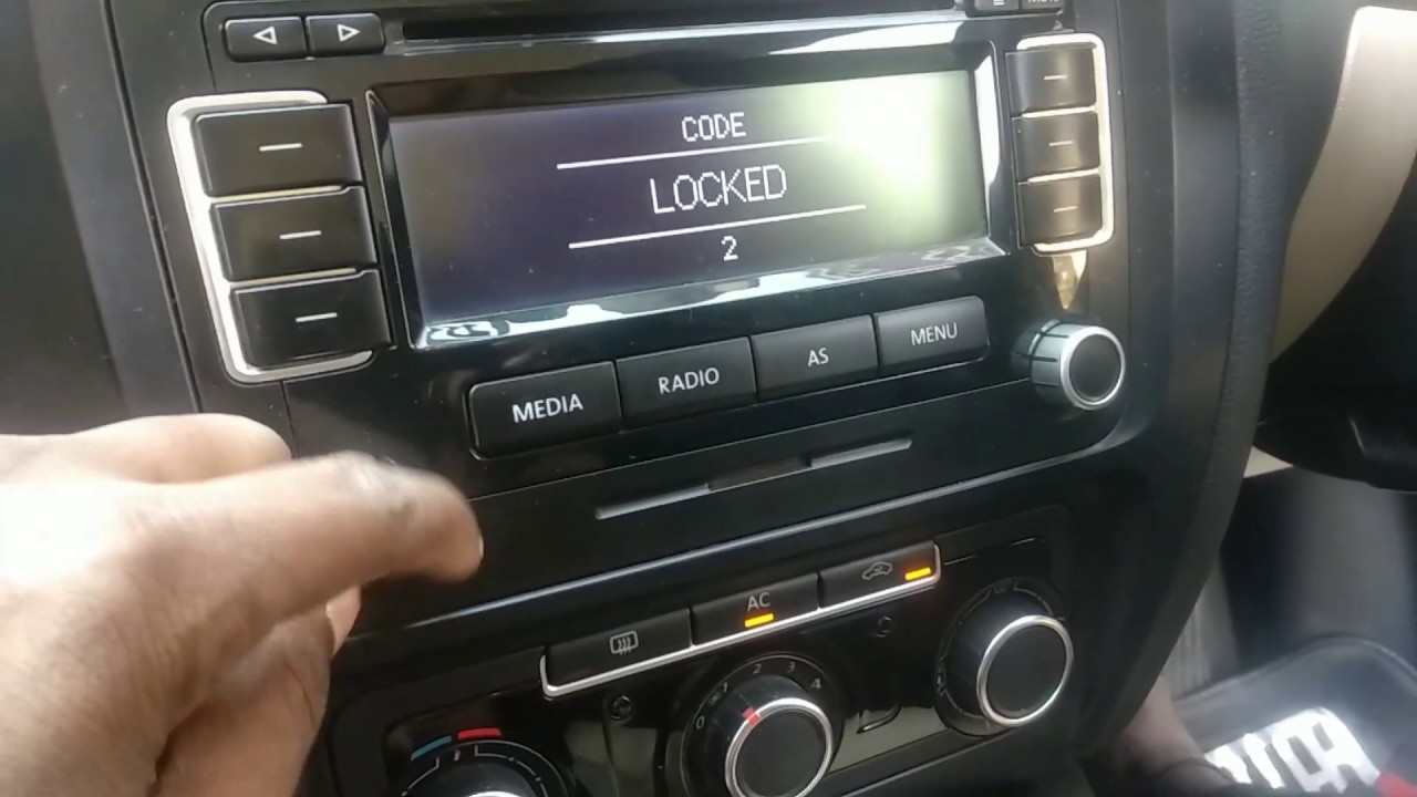 Volkswagen Car Radio Locked Problem - Youtube
