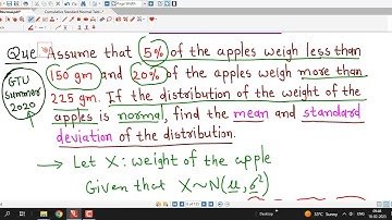 Lec12/Normal Distribution/GTU Exam Questions