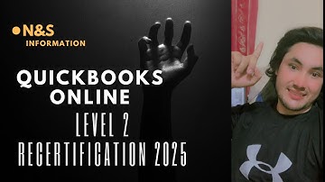 QuickBooks online 2025 Level 2 Recertification Prep