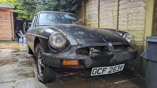 1979 MGB GT abandoned for 28 years! Can I get it home and running?