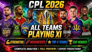 CPL 2026 All Teams Playing XI | Strengths & Weaknesses | Top 4 Teams | Cup Winner Prediction screenshot 3