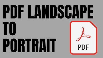 How to Convert PDF Landscape to Portrait