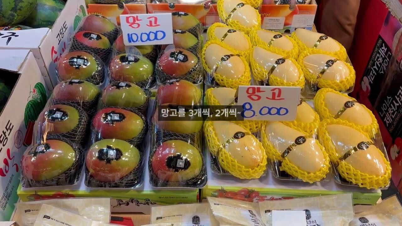 요맘때는 딸기, 천혜향, 한라봉, 체리, 망고~ 삼산농산물도매시장 과일동으로 구경오세요