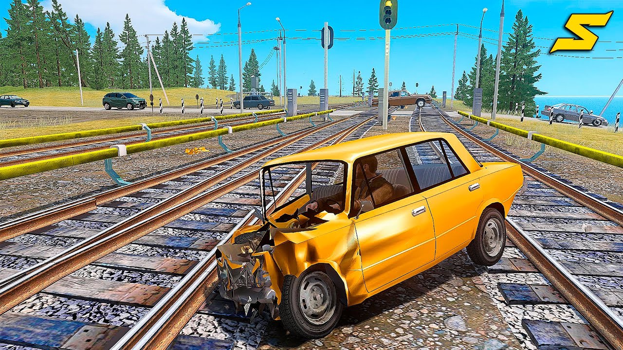 GTA 4 Car Crashes - Crash Testing Real Car Mods Ep.22