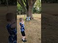 Henry learning to shoot a bow