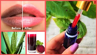 DIY Lip Tint for Pink Lips Instantly - Beetroot Lip Tint - How to Get Rosy Pink Lips Easily at Home